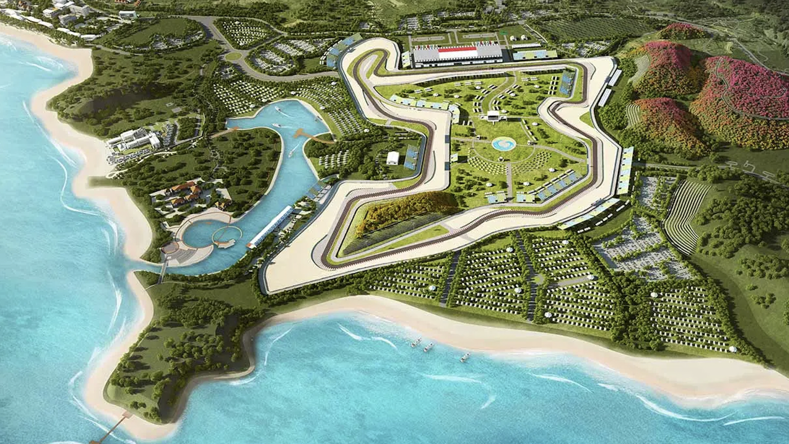Mandalika Circuit in Indonesia